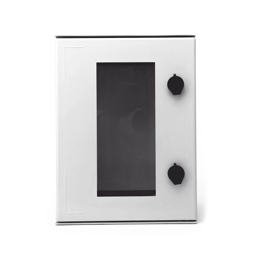 Gabinete de Poliéster IP65 Puerta Transparente, Uso en Intemperie (300 x 400 x 200 mm) con Placa Trasera Interior de Plástico (Incluye Chapa y Llave). - Imagen 2