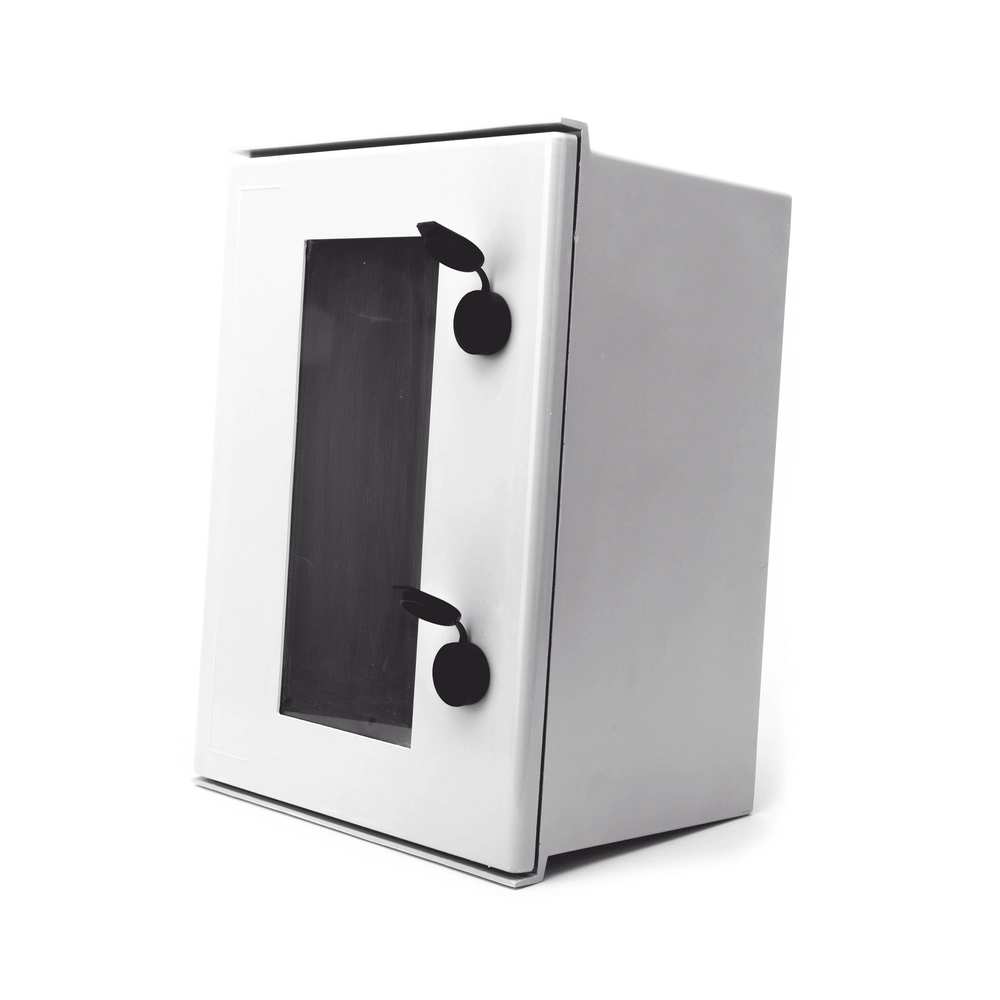 Gabinete de Poliéster IP65 Puerta Transparente, Uso en Intemperie (300 x 400 x 200 mm) con Placa Trasera Interior de Plástico (Incluye Chapa y Llave). - Imagen 3