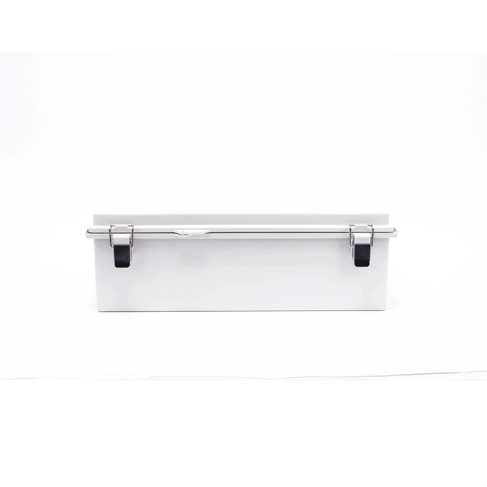 Gabinete de Plástico ABS, Uso en Intemperie IP66 (350 x 460 x 160 mm) Cierre por Broche Inoxidable y Permite Cerrado con Candado y Llave (Perno 5mm) No Incluido - Imagen 2