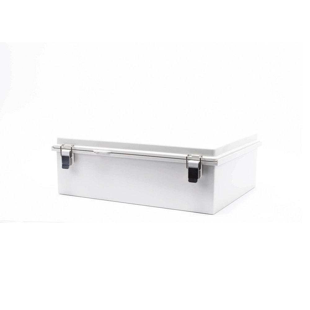 Gabinete de Plástico ABS, Uso en Intemperie IP66 (350 x 460 x 160 mm) Cierre por Broche Inoxidable y Permite Cerrado con Candado y Llave (Perno 5mm) No Incluido - Imagen 3