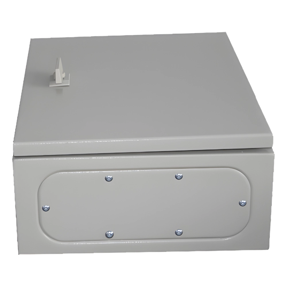 Gabinete de Acero IP66 Uso en Intemperie (400 x 400 x 200 mm) con Placa Trasera Interior de Metal y Compuerta Inferior Atornillable (Incluye Chapa y Llave T). - Imagen 2