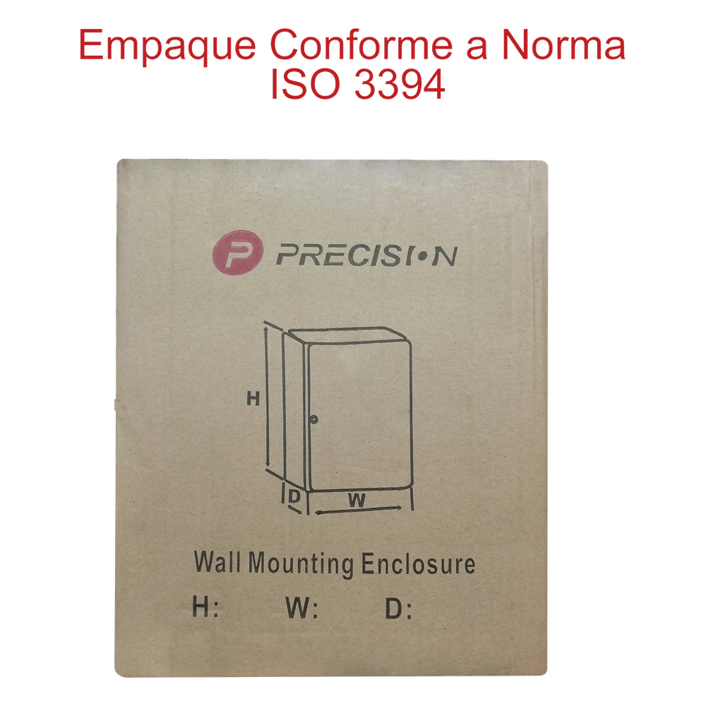 Gabinete de Acero IP66 Uso en Intemperie (400 x 400 x 200 mm) con Placa Trasera Interior de Metal y Compuerta Inferior Atornillable (Incluye Chapa y Llave T). - Imagen 5
