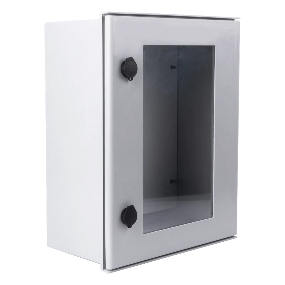 Gabinete de Poliéster IP65 Puerta Transparente, Uso en Intemperie (400 x 500 x 200 mm) con Placa Trasera Interior de Plástico (Incluye Chapa y Llave). - Imagen 2
