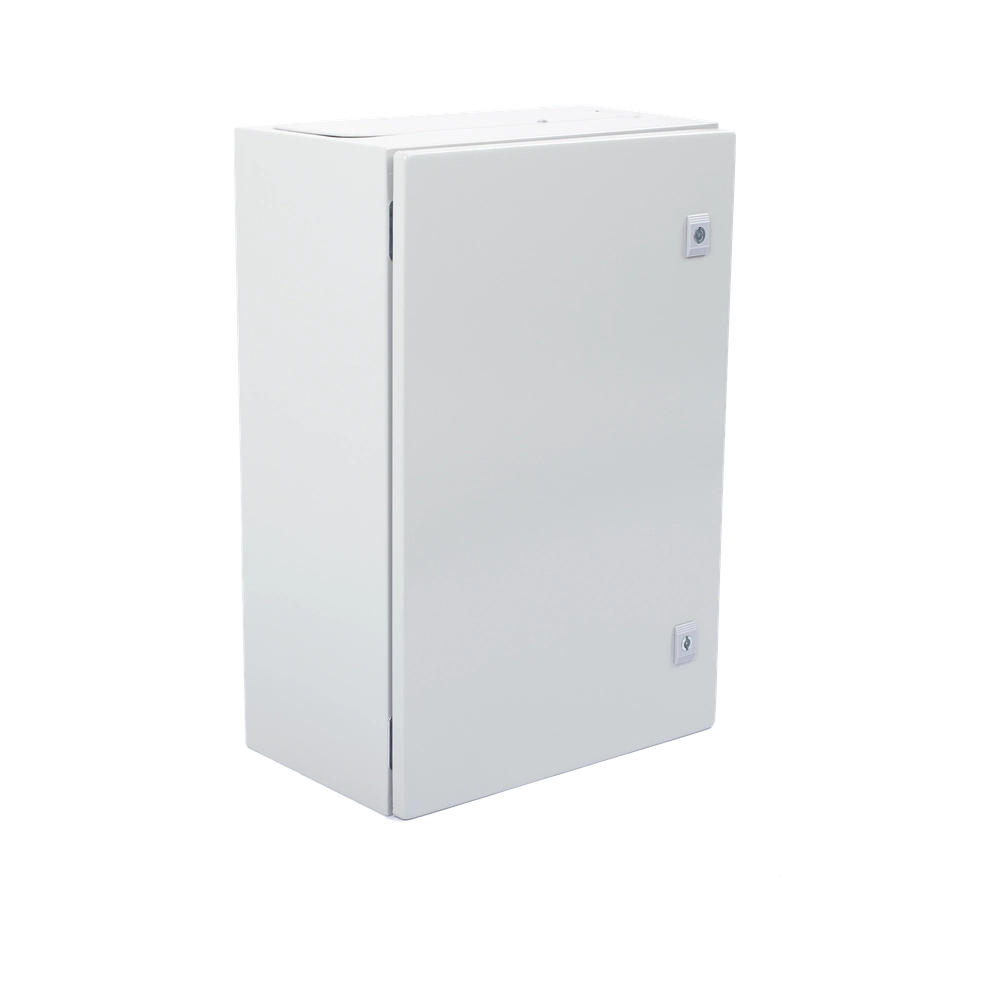 Gabinete de Acero IP66 Uso en Intemperie (400 x 600 x 250 mm) con Placa Trasera Interior Metálica y Compuerta Inferior Atornillable (Incluye Chapa y Llave T). - Imagen 3