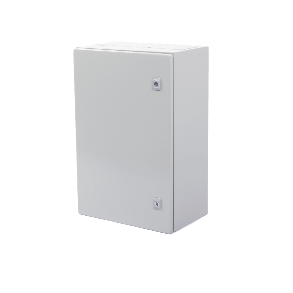 Gabinete de Acero IP66 Uso en Intemperie (400 x 600 x 250 mm) con Placa Trasera Interior Metálica y Compuerta Inferior Atornillable (Incluye Chapa y Llave T). - Imagen 4