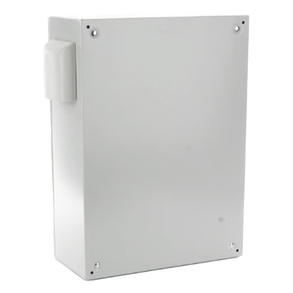 Gabinete Ventilado de Acero IP55 Uso en Exterior (400 x 600 x 250 mm) con Placa Trasera Interior Metálica y Compuerta Inferior Atornillable. Incluye Ventilador, Ventilas, filtros, Chapas y Llave T. - Imagen 3