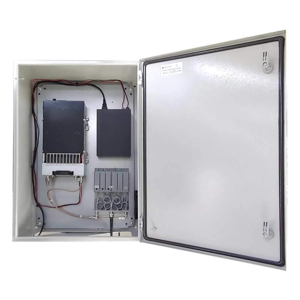 Gabinete de Acero IP66 Uso en Intemperie (500 x 700 x 250 mm) con Placa Trasera Interior Metálica y Compuerta Inferior Atornillable (Incluye Chapa y Llave T). - Imagen 4