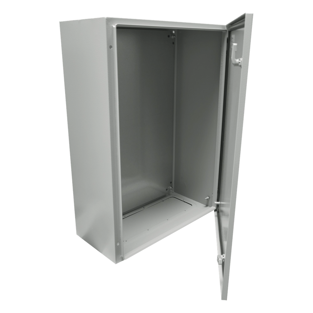 Gabinete de Acero IP66 Uso en Intemperie (500 x 700 x 250 mm) con Placa Trasera Interior Metálica y Compuerta Inferior Atornillable (Incluye Chapa y Llave T). - Imagen 5
