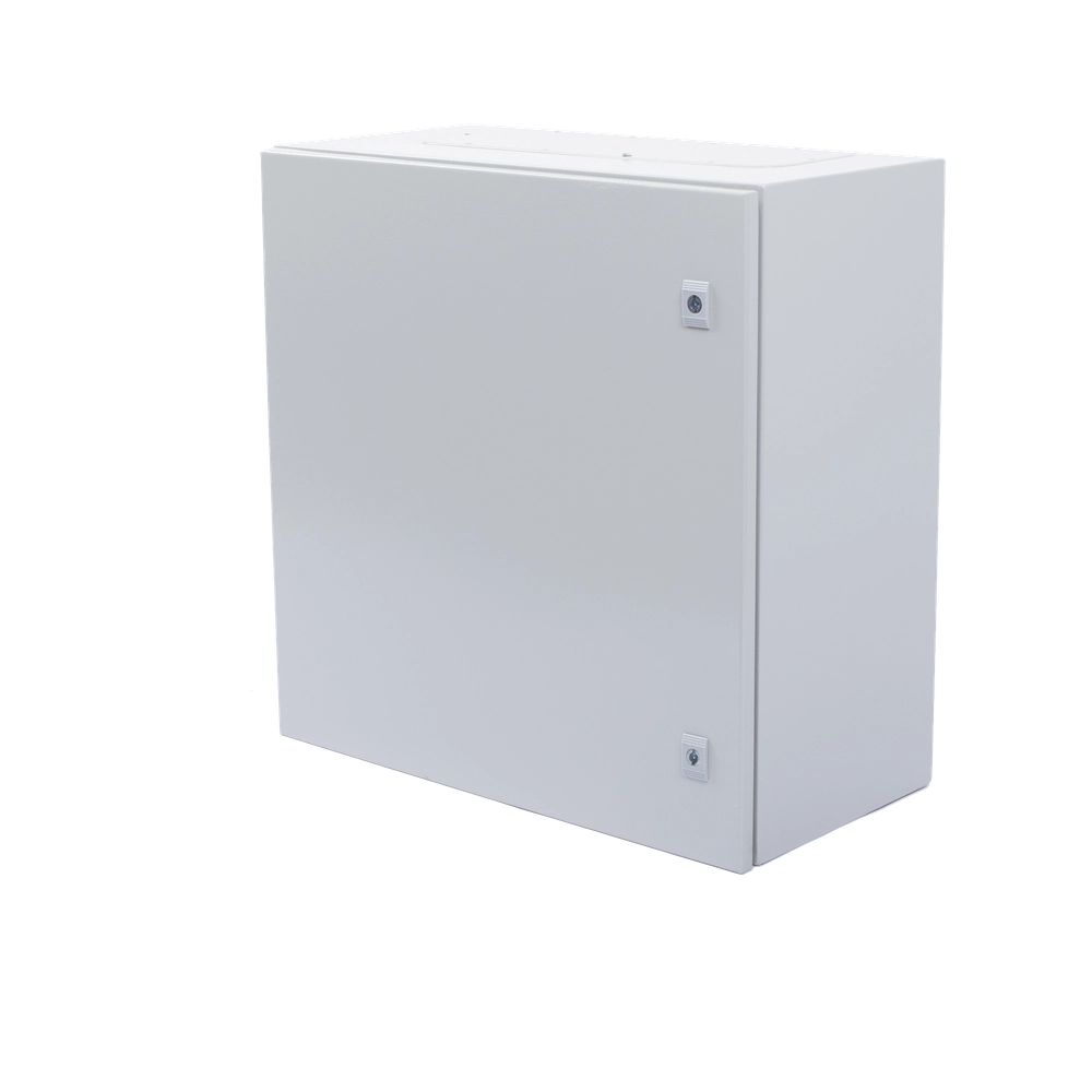 Gabinete de Acero IP66 Uso en Intemperie (600 x 600 x 300 mm) con Placa Trasera Interior Metálica y Compuerta Inferior Atornillable (Incluye Chapa y Llave T). - Imagen 2