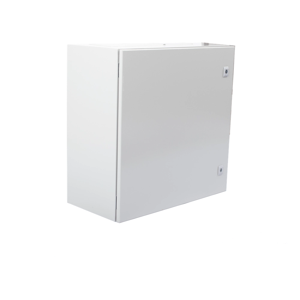 Gabinete de Acero IP66 Uso en Intemperie (600 x 600 x 300 mm) con Placa Trasera Interior Metálica y Compuerta Inferior Atornillable (Incluye Chapa y Llave T). - Imagen 3