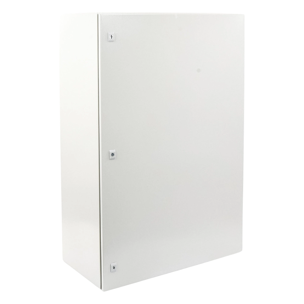 Gabinete de Acero IP66 Uso en Intemperie (800 x 1200 x 400 mm) con Placa Trasera Interior Metálica y Compuerta Inferior Atornillable (Incluye Chapa y Llave). - Imagen 3