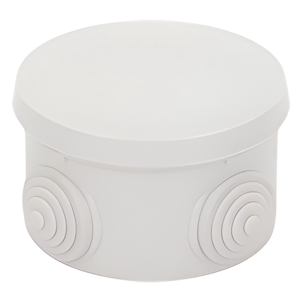 Caja Derivación-Conexión de Plástico Circular con 4 Glándulas de Goma (70 diámetro X 48 alto mm). Para Instalaciones Comerciales, Residenciales e Industriales. Cerrado a Presión. - Imagen 6