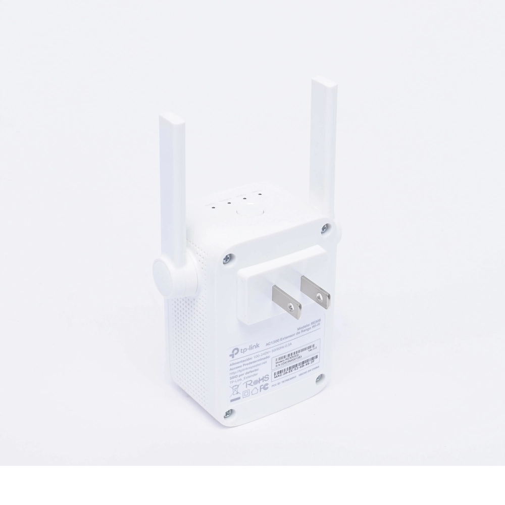 Repetidor / Extensor de Cobertura WiFi AC, 1200 Mbps, doble banda 2.4 GHz y 5 GHz, con 1 puerto 10/100 Mbps, con 2 antenas externas - Imagen 4