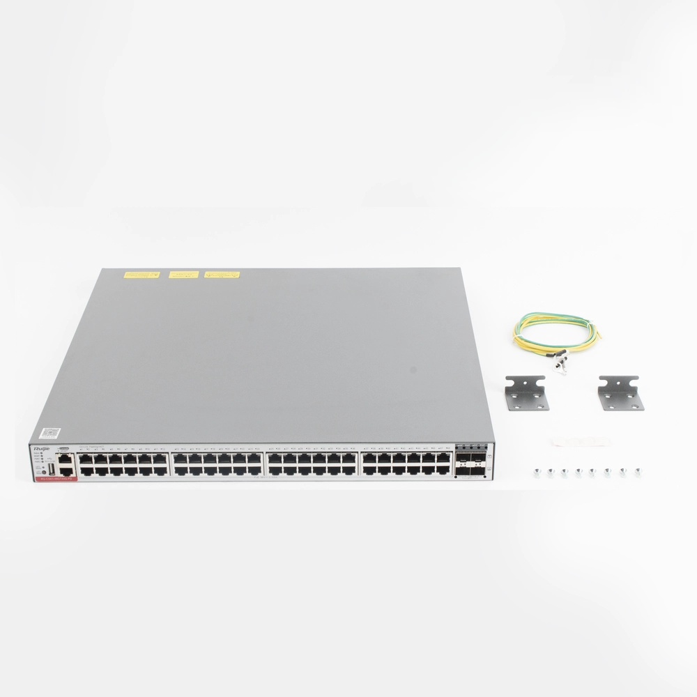 RG-CS83-48GT4XS-PD Switch Administrable Capa 3 PoE con 48 puertos Gigabit 802.3af/at + 4 SFP+ para fibra 10Gb, hasta 1,480 watts, gestión gratuita desde la nube. - Imagen 5