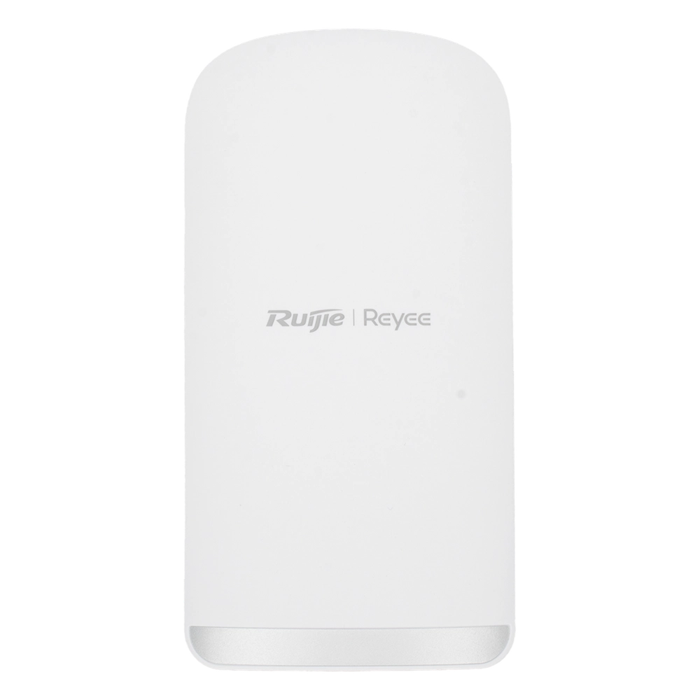 CPE Puente Inalámbrico Punto a Punto / Wi-Fi 5 802.11ac Wave2 867 Mbps / Antena 13 dBi MIMO 2x2 / 2 Puertos PoE Out 802.3AF / Enlace 3 km (1.86 mi) / IP55 Exterior / Ruijie Reyee