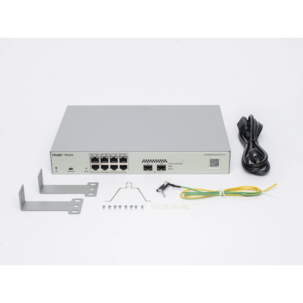 Switch Administrable PoE Capa 2 con 8 puertos Gigabit PoE 802.3af/at + 2 SFP para fibra 1Gb, gestión gratuita desde la nube, 125w - Imagen 7