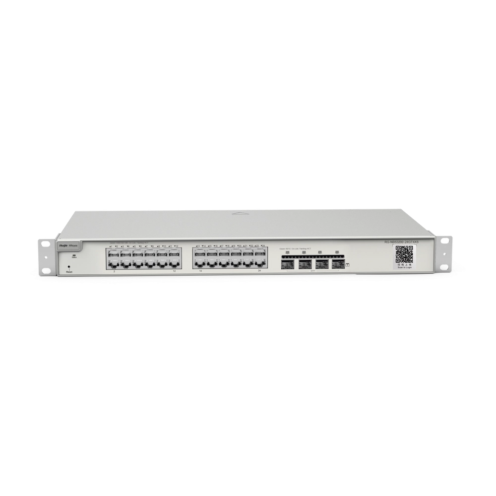 Switch Administrable Capa 2+ Plus, con 24 puertos Gigabit, 4 puertos SFP+ para fibra 10Gb, gestión gratuita desde la nube. - Imagen 4