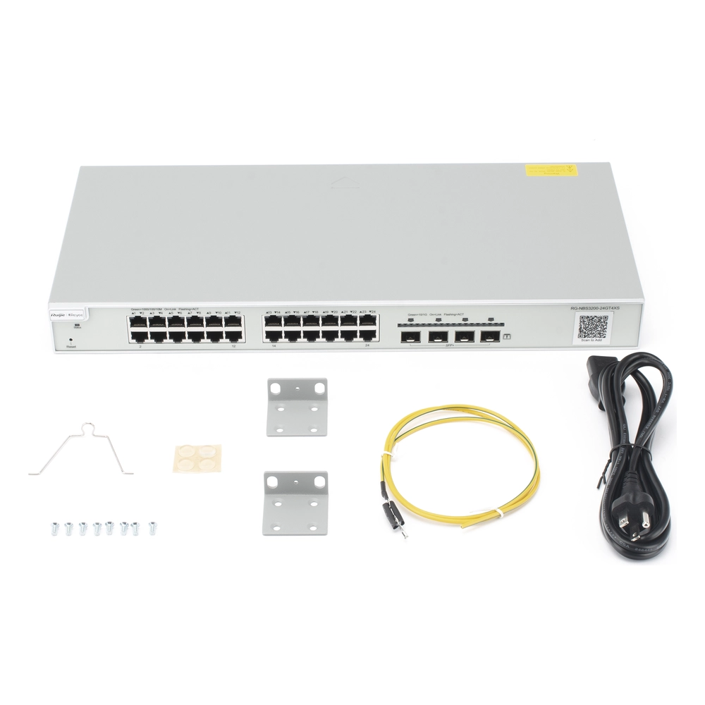 Switch Administrable Capa 2+ Plus, con 24 puertos Gigabit, 4 puertos SFP+ para fibra 10Gb, gestión gratuita desde la nube. - Imagen 5