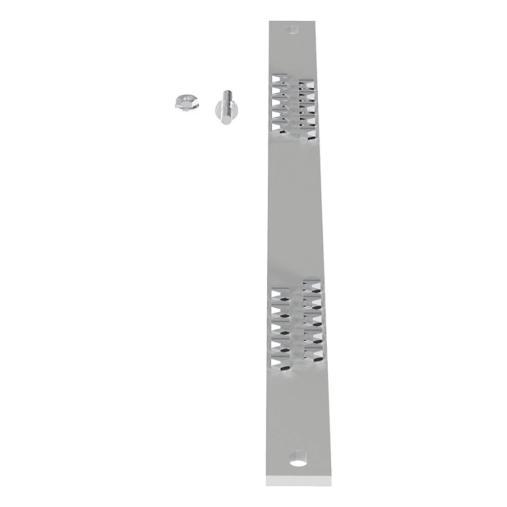 Barra de Conexión a Tierra, Para Rack de 19", Con 20 Orificios Para Conexión Rápida de Equipos, Incluye 20 Tornillos # 12-24 x 1/2" Instalados - Imagen 4
