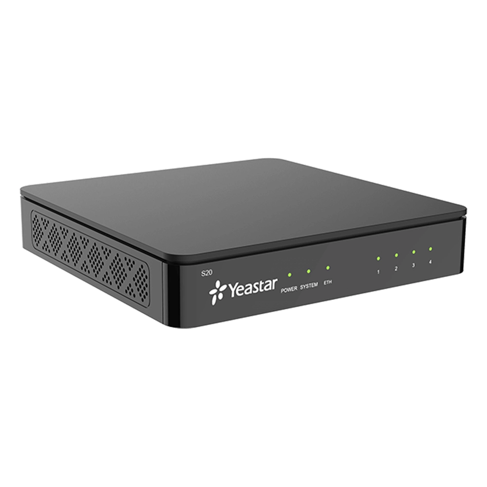 Conmutador IP SIP Yeastar para PYMES / 20 extensiones/ 10 llamadas simultaneas/ 2 puertos FXO (Tarjeta Incluida). - Imagen 2