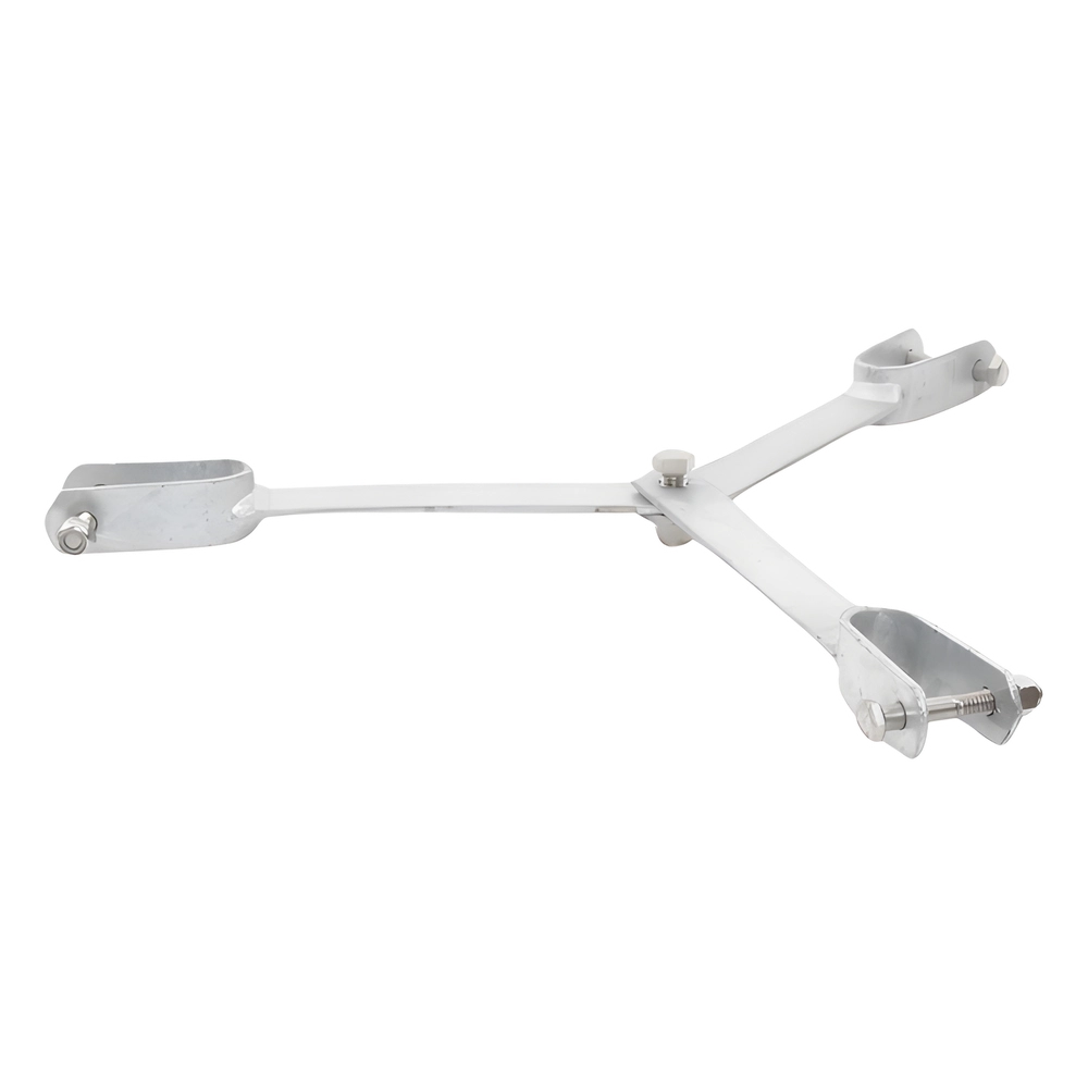 Brida para sujeción de retenida compatible con tramos STZ30G, Galvanizado por Inmersión en Caliente. - Imagen 3