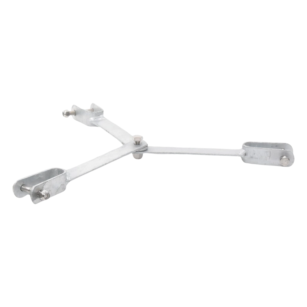 Brida para sujeción de retenida compatible con tramos STZ30G, Galvanizado por Inmersión en Caliente. - Imagen 4