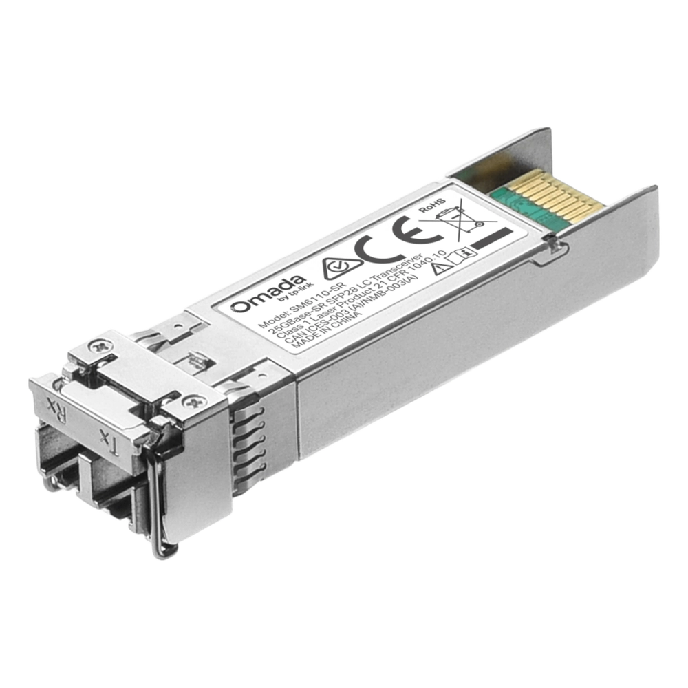 Transceptor SFP28 25GBase-SR / 850 nm Multimodo / Duplex LC/UPC / DDM / Hot-Pluggable / 100 m (OM4) / Bajo Consumo ≤1 W