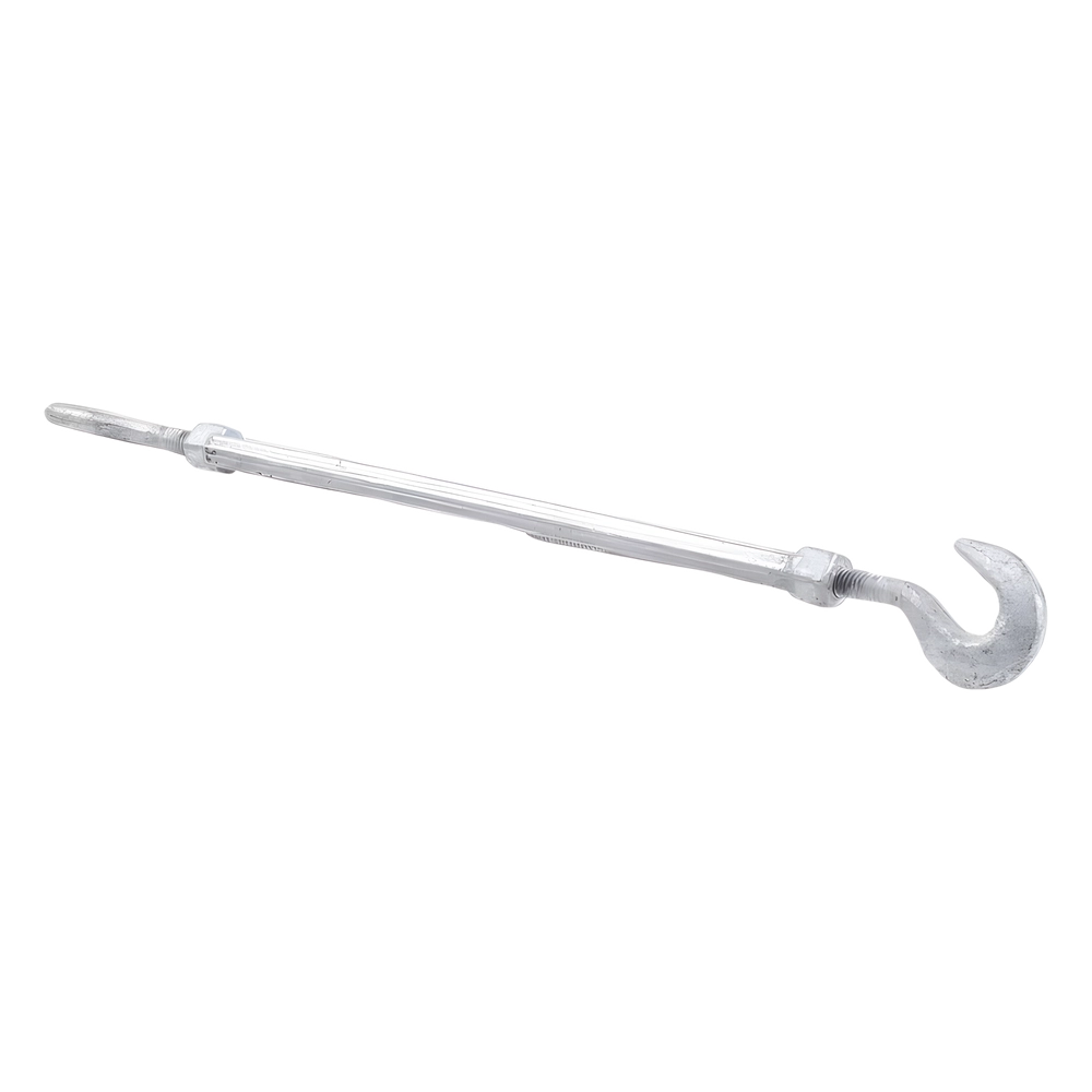Tensor de 1/2" x 12" Acero Forjado OJO-GANCHO Galv. Inmersión en Caliente (Carga Max. 1500 lbs). - Imagen 3