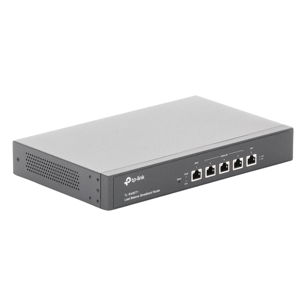 Router Balanceador de Carga Multi-Wan, 1 puerto LAN 10/100 Mbps, 1 puerto WAN 10/100 Mbps, 3 puertos Auto configurables LAN/WAN, Sesiones Concurrentes 30,000 para Negocios Pequeños y Medianos - Imagen 2
