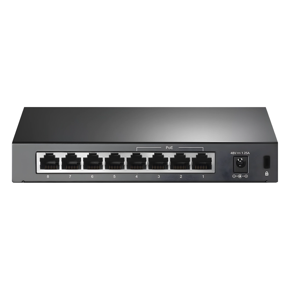 Switch PoE+ No Administrable / De Escritorio 8 puertos 10/100 Mbps / 4 puertos PoE af/at Inteligente / Presupuesto 66 W / Hasta 250 metros - Imagen 2