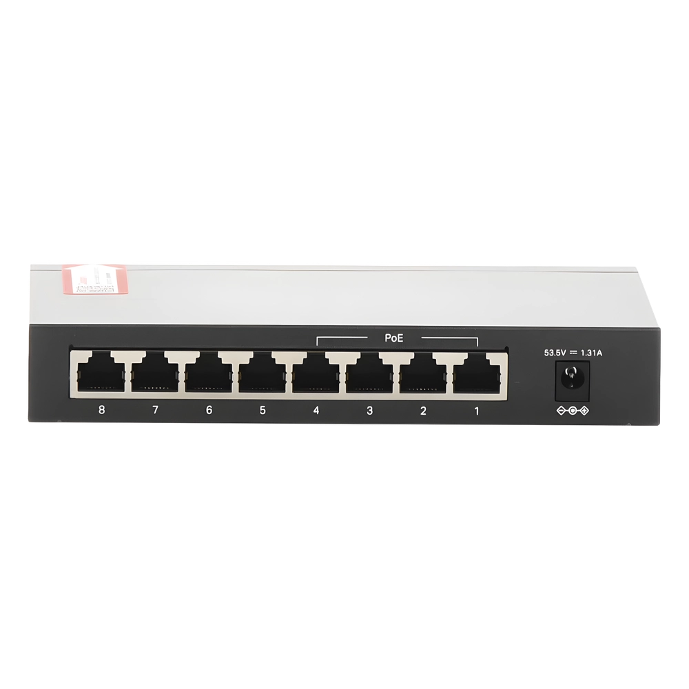 Switch PoE+ No Administrable / De Escritorio 8 puertos 10/100 Mbps / 4 puertos PoE af/at Inteligente / Presupuesto 66 W / Hasta 250 metros - Imagen 4