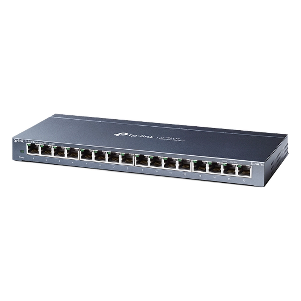 Switch Gigabit no administrable de 16 puertos 10/100/1000 Mbps para escritorio - Imagen 2