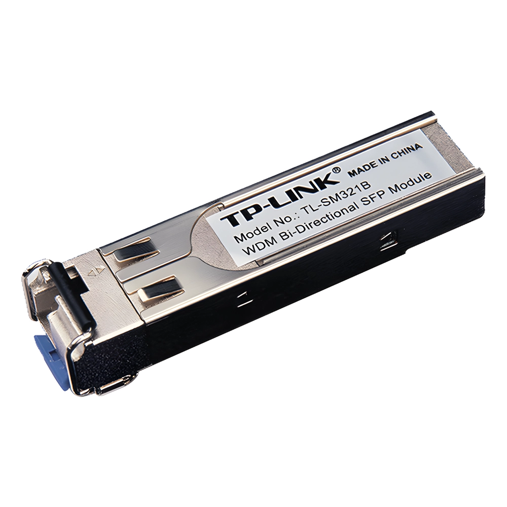 Transceptor mini-GBIC / SFP WDM Bi-Direccional / Monomodo 1GBase / Distancia 10 KM / Conector LC / (Necesita el modelo TL-SM321A para enlazar)