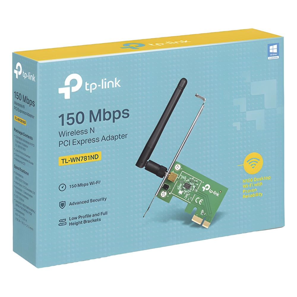 Adaptador Inalámbrico PCI Express / Velocidad inalámbrica de hasta 150 Mbps / Cifrado WPA/WPA2 / Compatible con windows y Linux - Imagen 3