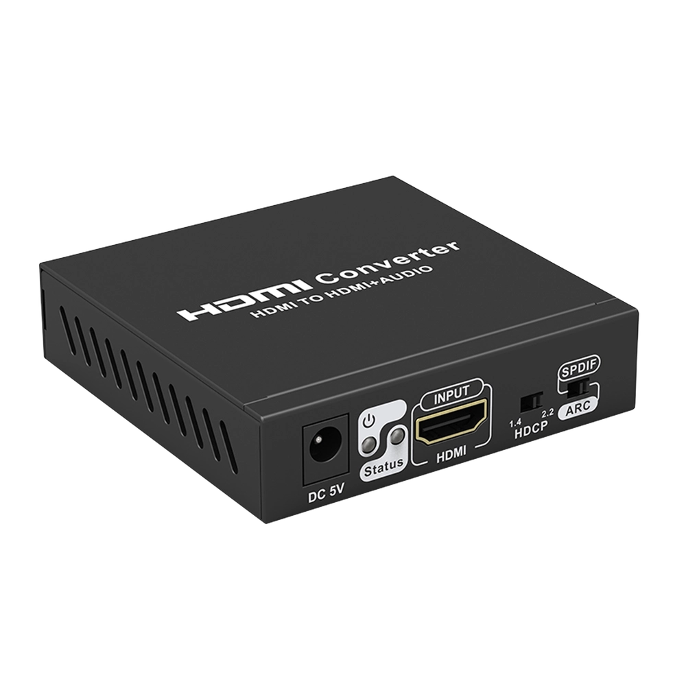Extractor de Audio de HDMI a HDMI + Audio / Salida de Audio Digital o Análoga / SPDIF / Toslink / Auxiliar 3.5mm (Estéreo) / Salida HDMI solo video / Soporta ARC / HDR / HDCP / Separa el Audio del Contenido HDMI . - Imagen 3