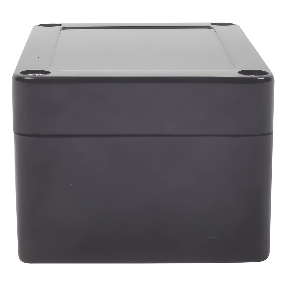 Gabinete Plástico Negro para Exterior (IP65) de 100 x 68 x 50 mm Cierre por Tornillos. - Imagen 3
