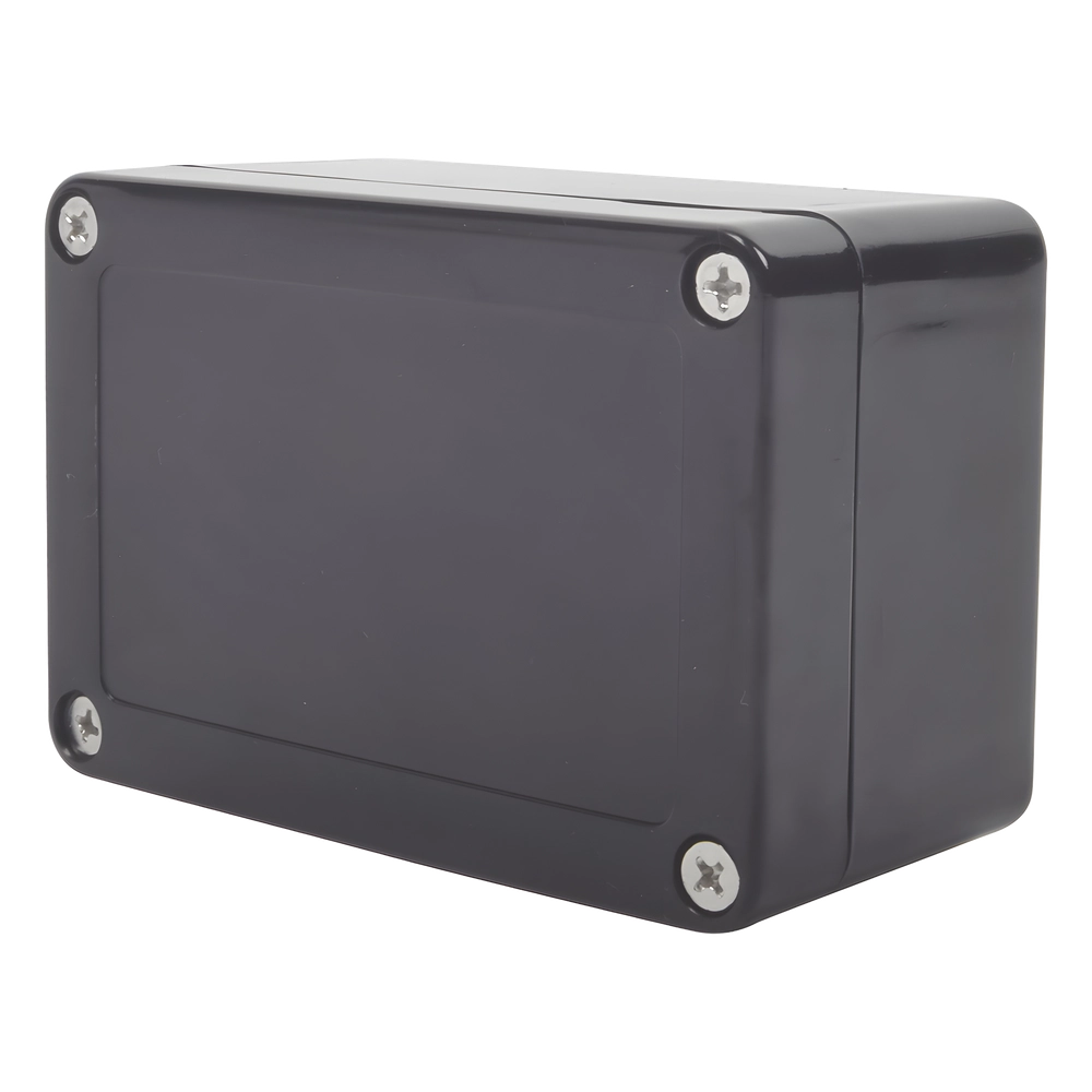 Gabinete Plástico Negro para Exterior (IP65) de 100 x 68 x 50 mm Cierre por Tornillos. - Imagen 4
