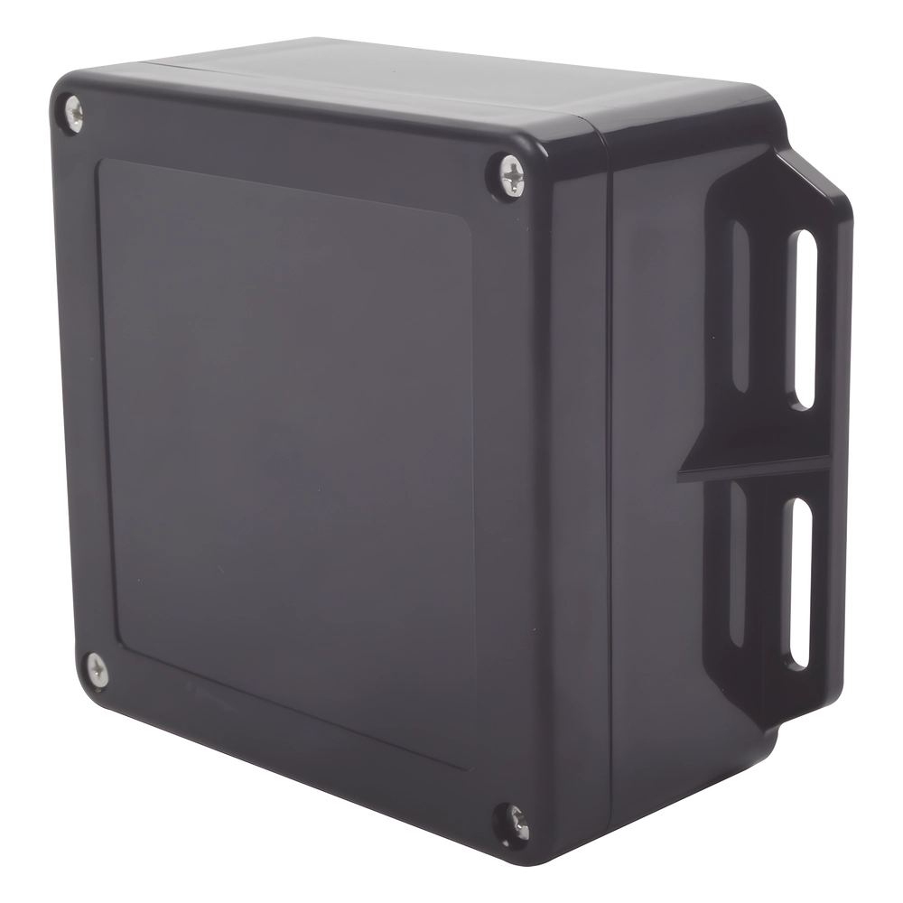 Gabinete Plástico Negro para Exterior (IP65) de 120 x 120 x 60 mm Cierre por Tornillos. - Imagen 3