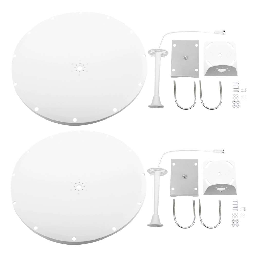 Antena Parabólica de Frecuencia Extendida, 4.8 - 6.5 GHz, 28 dBi, Conectores SMA-Macho Inverso - Imagen 2