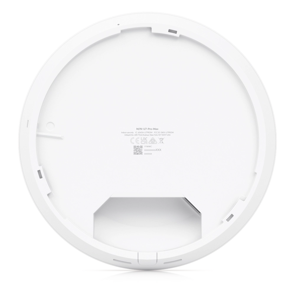 Access Point UniFi U7 Pro Max con 8 streams espaciales / para Techo o Pared / Tribanda (2.4/5/6GHz) / Radio Dedicado a Escaneo Espectral / Puerto 2.5 GbE / +500 clientes / POE+ (No incluido) / Para alta densidad de usuarios en escenarios exigentes - Imagen 5