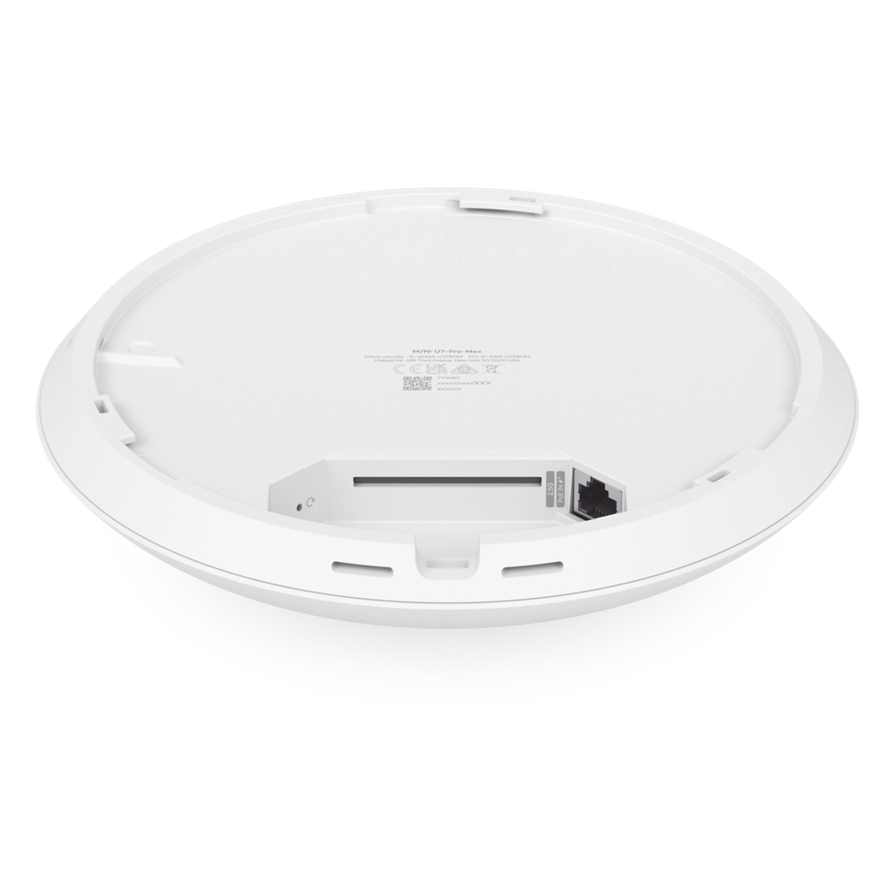 Access Point UniFi U7 Pro Max con 8 streams espaciales / para Techo o Pared / Tribanda (2.4/5/6GHz) / Radio Dedicado a Escaneo Espectral / Puerto 2.5 GbE / +500 clientes / POE+ (No incluido) / Para alta densidad de usuarios en escenarios exigentes - Imagen 6