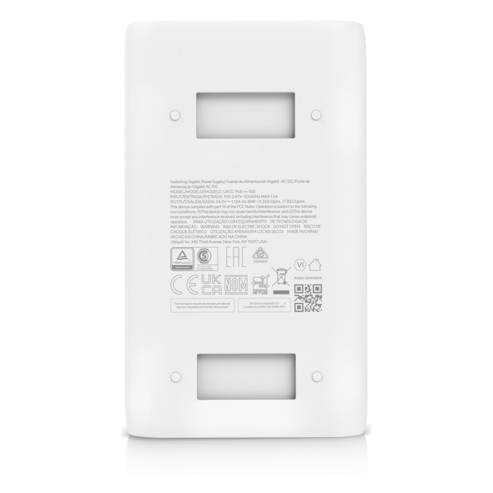 Adaptador PoE++ / 54V DC @ 1.12A / hasta 60W / Puertos 10 GbE / Protección de Sobretensiones - Imagen 7