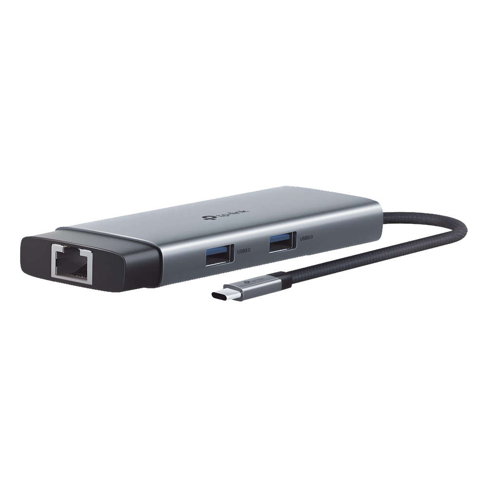 Adaptador HUB 6 en 1, 1 puerto USB-C entrada, 1 puerto HDMI 4K, 1 puerto Ethernet Gigabit, 1 puerto USB-C y 2 puertos USB-A - Imagen 3