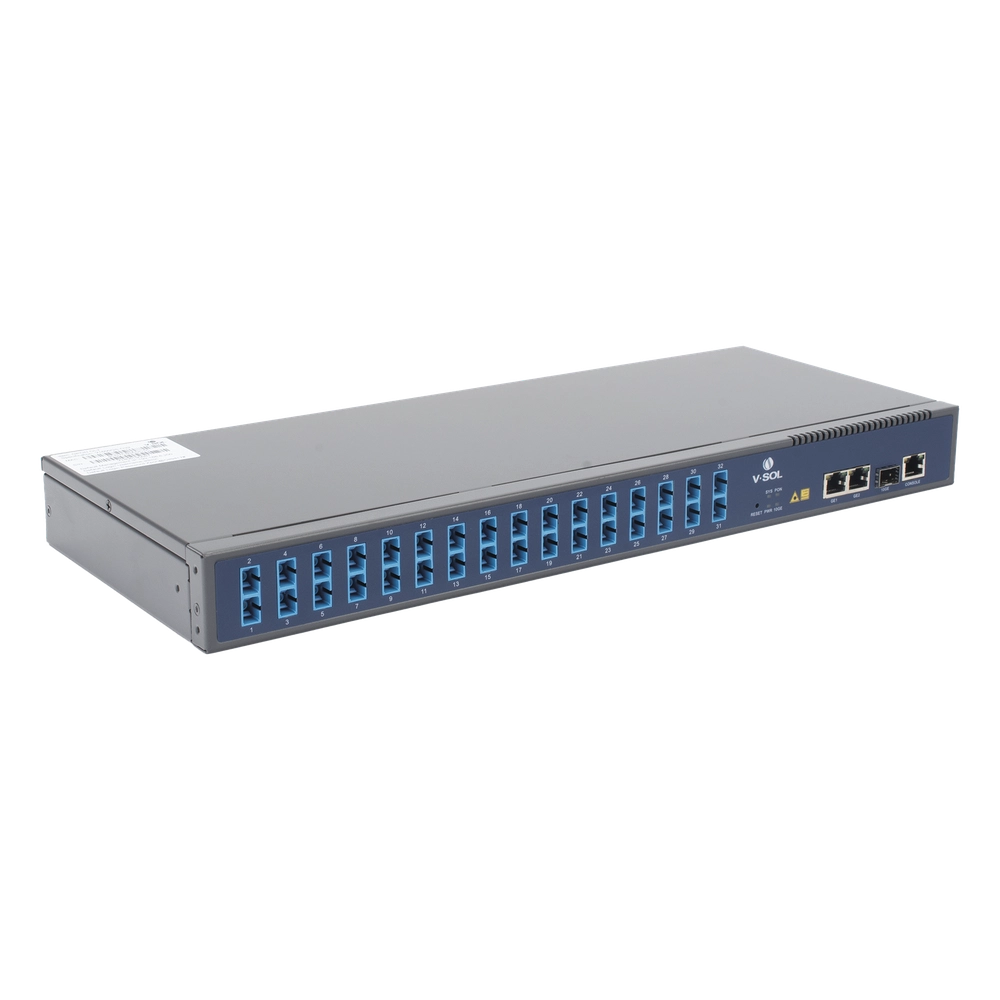 OLT de 1 GPON puerto con Splitter de 1 a 32 SC/UPC Incluido + 3 puertos Uplink (2 puertos Gigabit Ethernet + 1 puerto SFP/SFP+) , hasta 128 ONUS - Imagen 3