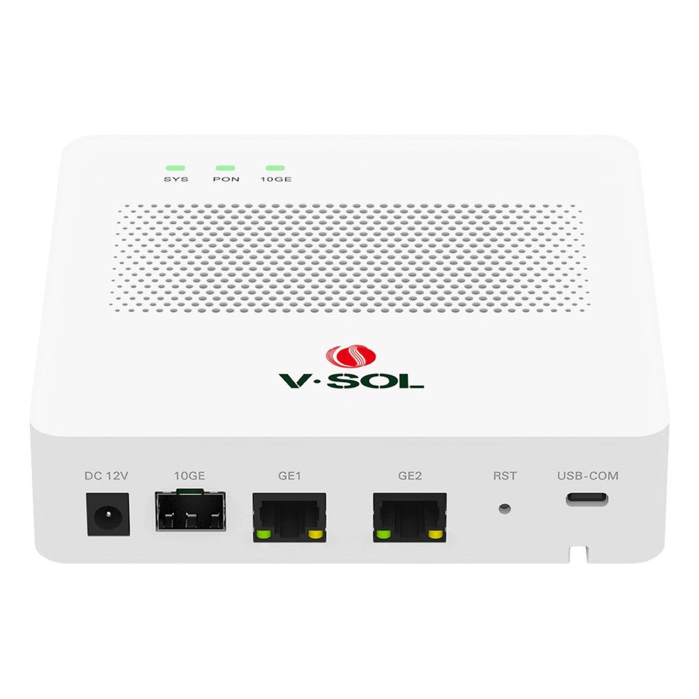Mini OLT de 1 Puerto GPON SC/UPC con 3 puertos Uplink (2 puertos Gigabit Ethernet + 1 puerto SFP/SFP+) , hasta 64 ONUs / ONTs