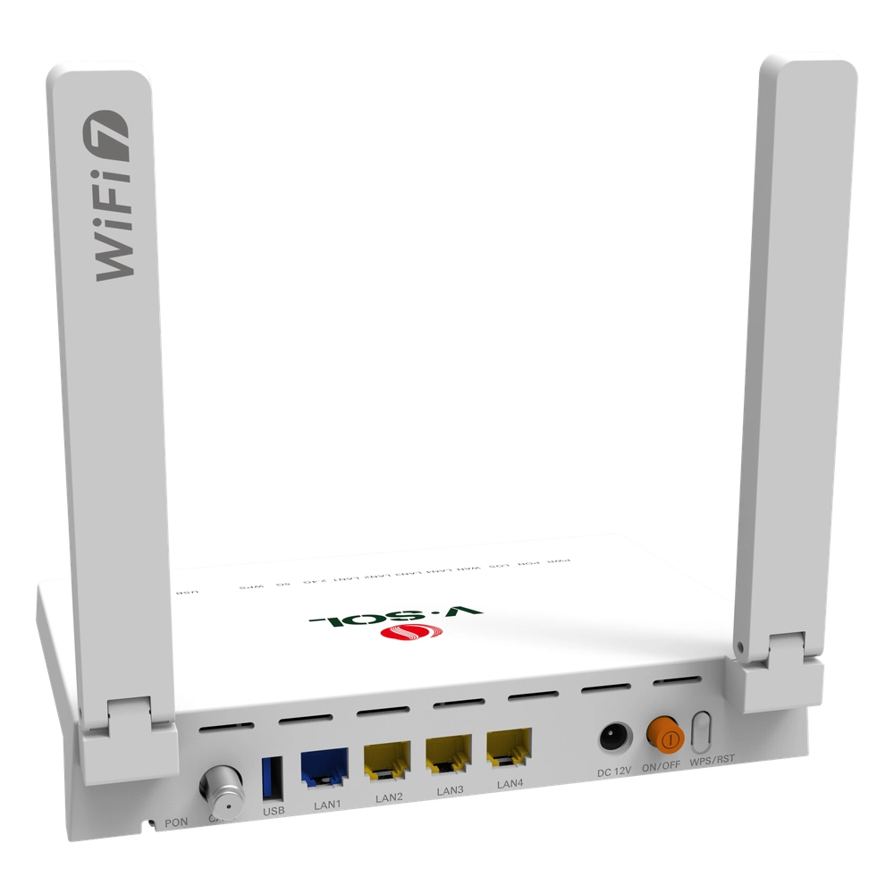 ONU GPON/EPON con Wi-Fi 7 / Puerto CATV / 1 Puerto 2.5 Gigabits/ 3 Puertos Gigabit / Puerto PON SC/UPC, Hasta 3600 Mbps - Imagen 3