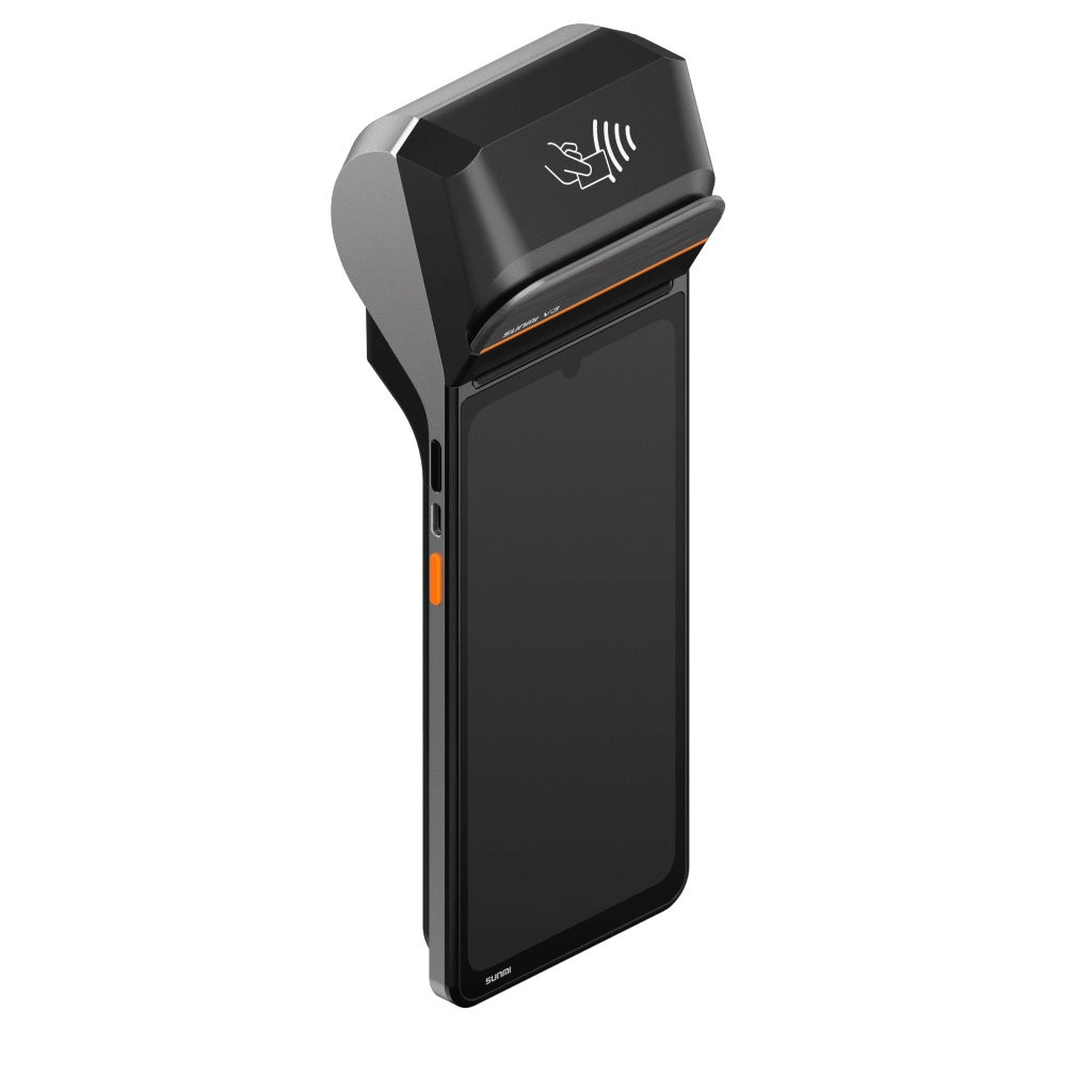 Terminal Móvil Inteligente SUNMI V3 / Pantalla HD+ 6.75" / Procesador Qualcomm Hexa-Core / Impresora Térmica 58 mm / 3GB RAM + 32GB Almacenamiento / Android 13 / 4G LTE / Wi-Fi Dual Band / - Imagen 3