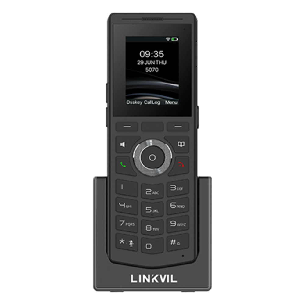 Teléfono IP Wi-Fi portátil y elegante diseñado para aplicaciones de comunicación móvil. - Imagen 2