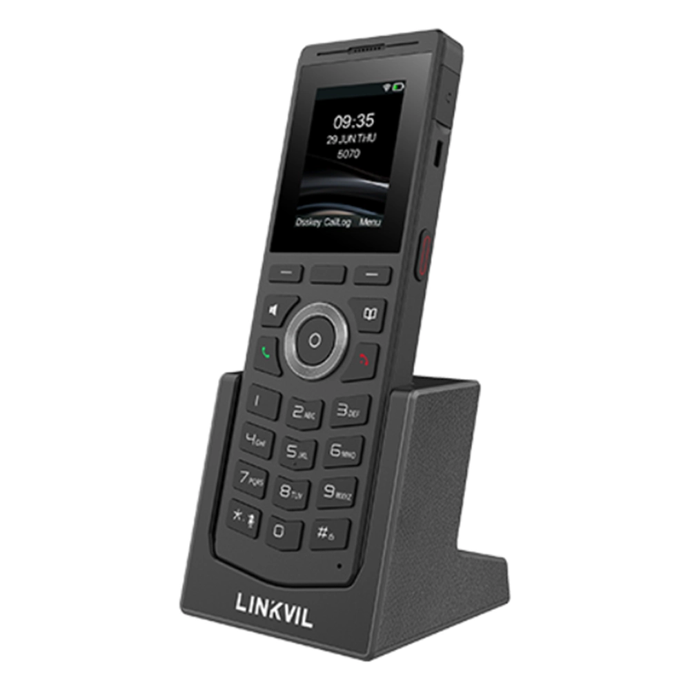 Teléfono IP Wi-Fi portátil y elegante diseñado para aplicaciones de comunicación móvil. - Imagen 3