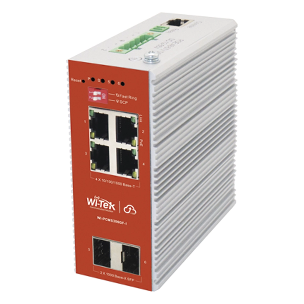 Switch L2+ PoE Industrial / Administración Cloud-Web-CLI / 4 Puertos PoE af/at 100/1000 Mbps / 2 Puertos SFP Gigabit / Presupuesto PoE 120 W / Protocolo ERPS (redundancia enlaces) - Imagen 2